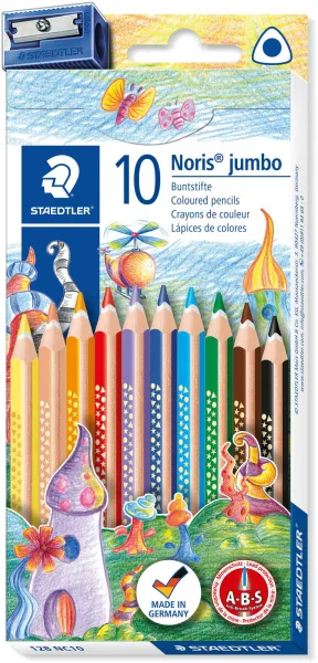 STAEDTLER Noris 128 Jumbo farveblyanter